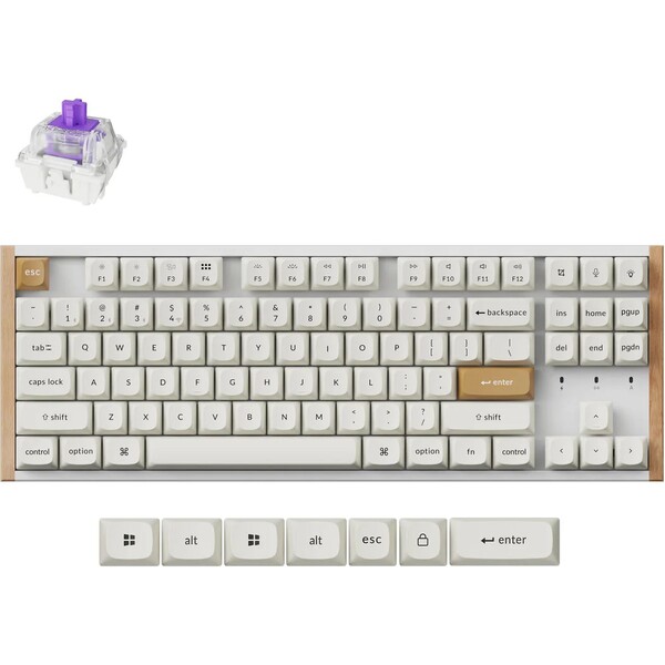 Keychron K8 HE K8H-Q1 Bílá