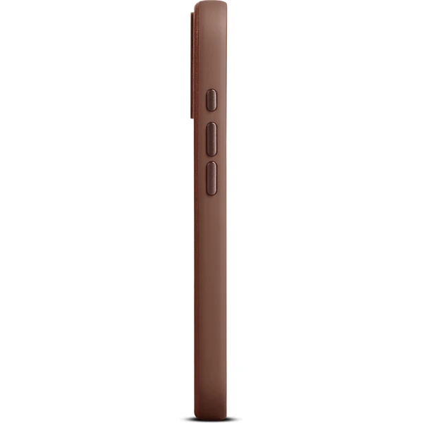 Woolnut MagSafe kožený kryt iPhone 17 hnědý - Pouzdra - Obrázek DTLH000K01