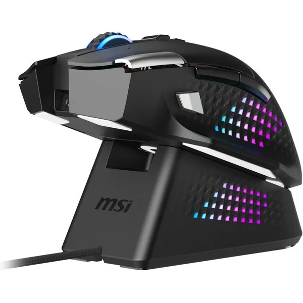 MSI VERSA Pro bezdrátová herní myš + Mouse Dock Pro set černý - Myši - Obrázek DUSE000K01