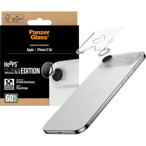 PanzerGlass® Hoops skla Apple iPhone Air čiré - Ochranné folie a skla - Obrázek DVEH000K01