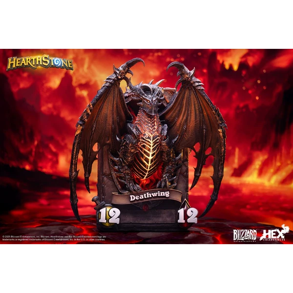 Soška HEX Collectibles Blizzard: Hearthstone - Deathwing 3D Art Frame - Sochy a sošky - Obrázek DXWF000K01