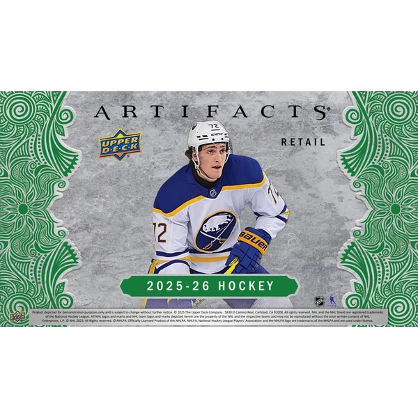 Hokejové karty 2025-26 Upper Deck Artifacts Hockey Blaster Box - Hokejové karty - Obrázek DYAJ000K01