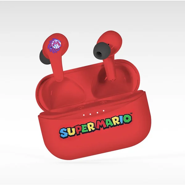 OTL bezdrátová sluchátka TWS s motivem Super Mario červená - Sluchátka - Obrázek DYHB300401