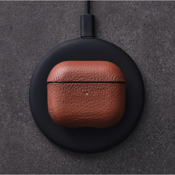 Woolnut kožené pouzdro pro AirPods 3. generace hnědé - Pouzdra - Obrázek DZJR100501