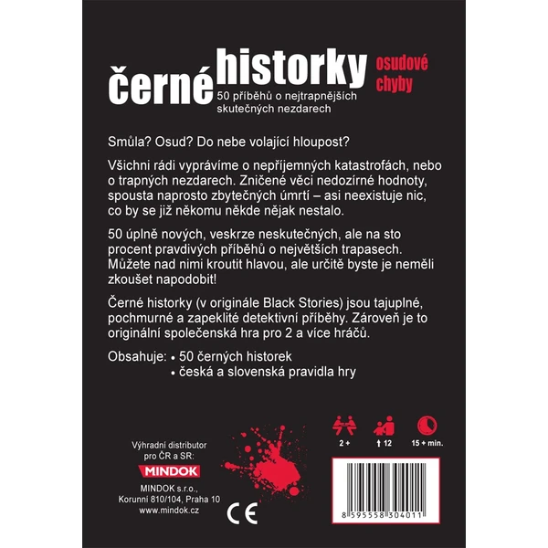 Černé historky: Osudové chyby - Karetní hry - Obrázek E025000O01