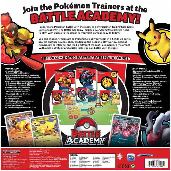 Pokémon TCG: Battle Academy 2024 CZ/SK - Pokémon karty - Obrázek E035000K01