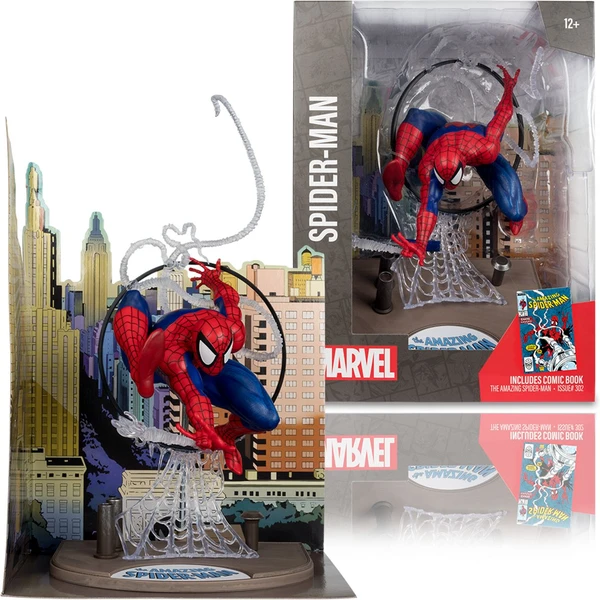 Soška McFarlane Toys Marvel - Spider-Man 30 cm (edice The Amazing Spider-Man #301)  - Sochy a sošky - Obrázek E08D000N01