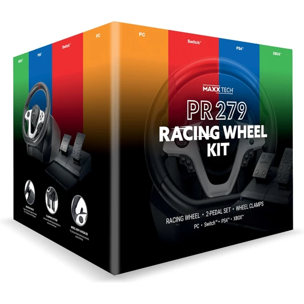 PR 279 Racing Wheel Kit volant s pedály (PC/PS4/XBOX/NSW) - Smarty.cz