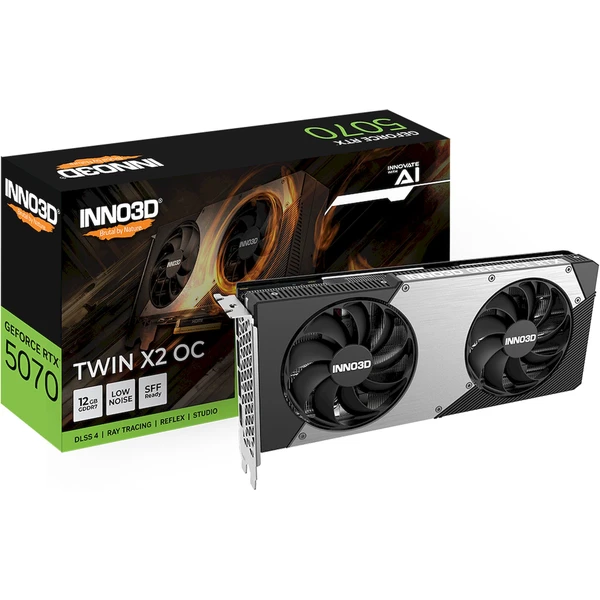 INNO3D NVIDIA GeForce RTX 5070 Twin X2 OC 12GB GDDR7 - Grafické karty - Obrázek E0ID000K01