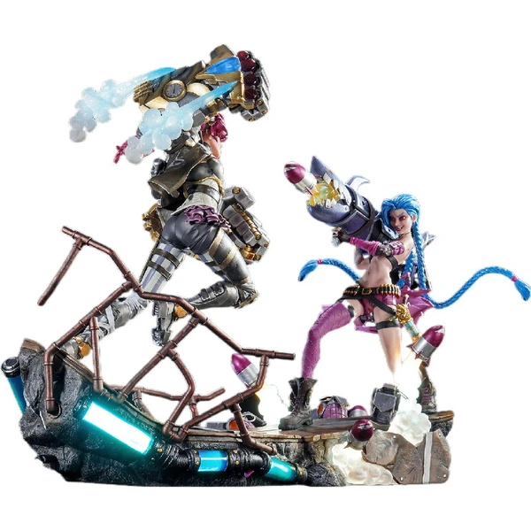 Soška PureArts League of Legends - Jinx & Vi 1/6 Scale Statue Bundle - Sochy a sošky - Obrázek E0Q7000J01