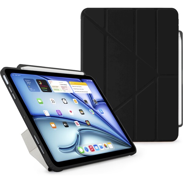 Pipetto Origami No3 Pencil Case Black iPad Air 11 2024 / iPad Air 10.9 2022/2020 P053-49-AD