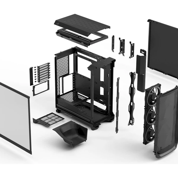 Fractal Design Meshify 3 Black RGB TG Light Tint - Počítačové skříně - Obrázek E12G000J01
