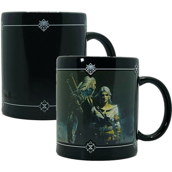 Hrnek The Witcher 3 Geralt & Ciri 480 ml