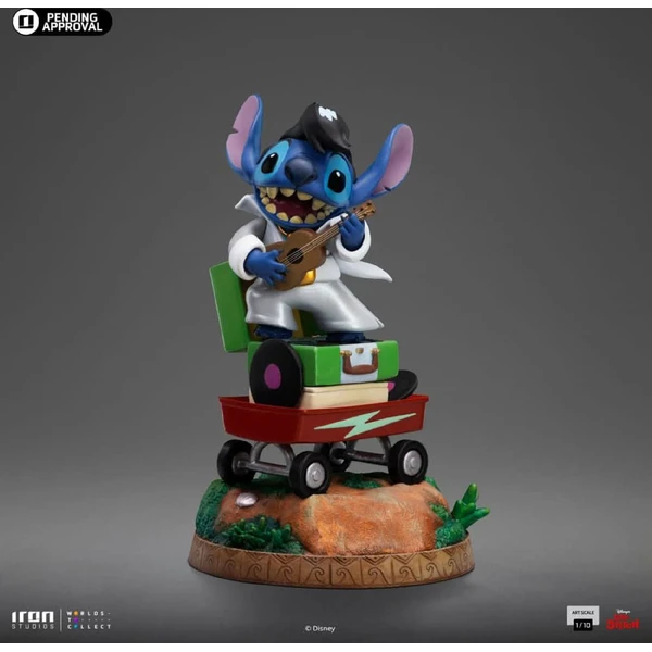 Soška Iron Studios Art Scale 1/10 Disney Classics - Stitch King of Rock - Sochy a sošky - Obrázek E1YK000K01