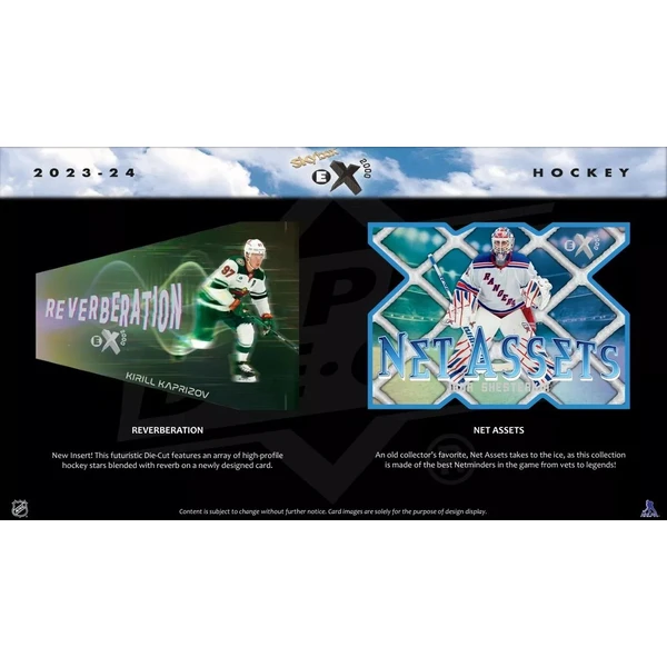 Hokejové karty Upper Deck 2023/24 Skybox E-X 2000 Hockey Hobby Balíček - Hokejové karty - Obrázek E24D000K01