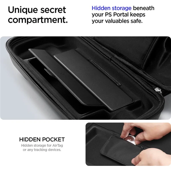 Spigen Rugged Armor Pro pouzdro Sony Playstation Portal černé - Pouzdra - Obrázek E263000N01