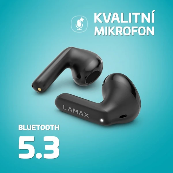 LAMAX Tones1 bezdrátová sluchátka černá - Sluchátka - Obrázek E2E0000N01