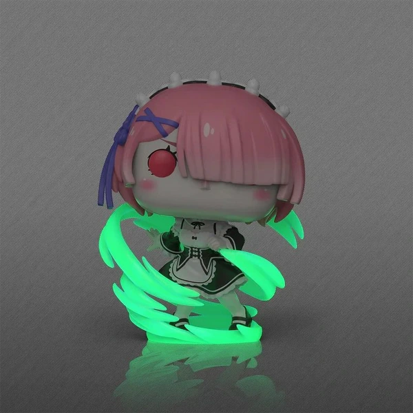 Funko POP! #2116 Animation Plus: Re:ZERO - Ram (Wind Magic) (GITD) - Funko POP! - Obrázek E2JM000K01
