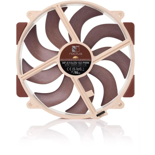 Noctua NF-A14x25r G2 PWM ventilátor 140mm - Ventilátory pro PC - Obrázek E2TD000L01