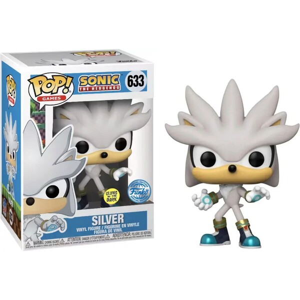 Funko POP! #633 Games: Sonic The Hedgehog - Silver The Hedgehog (GITD)