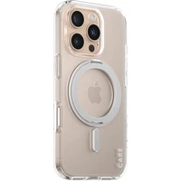 PanzerGlass® CARE kryt Apple iPhone 16 Pro MagSafe KickStand čirý/šedý - Pouzdra
