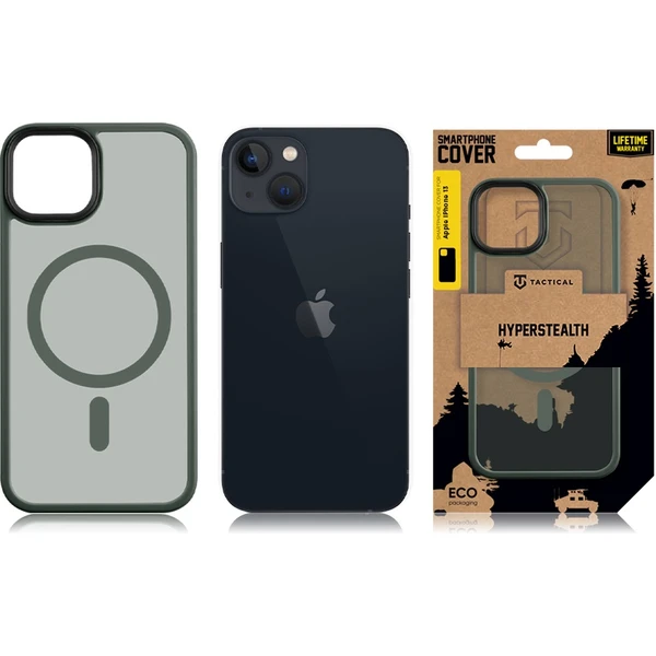 Tactical MagForce Hyperstealth kryt iPhone 13 Forest Green - Pouzdra - Obrázek E3G1000701