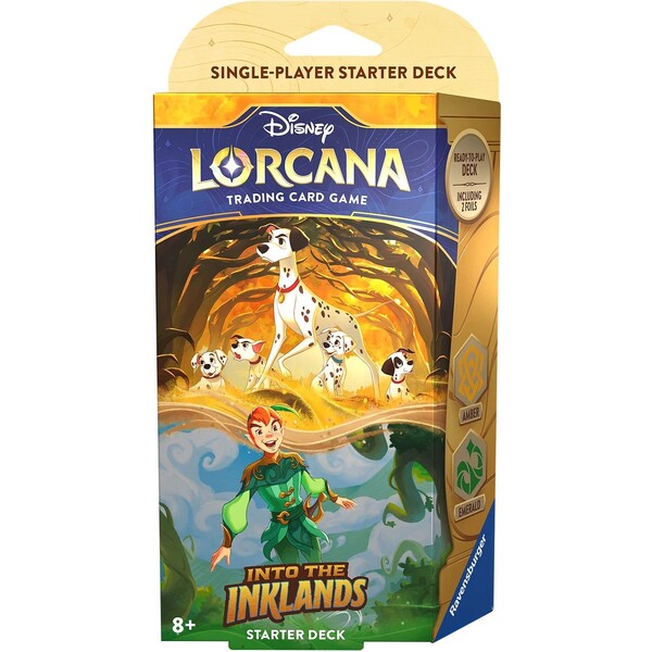 Ravensburger Disney Lorcana: Into the Inklands - Startovací balíček Jantar & Smaragd