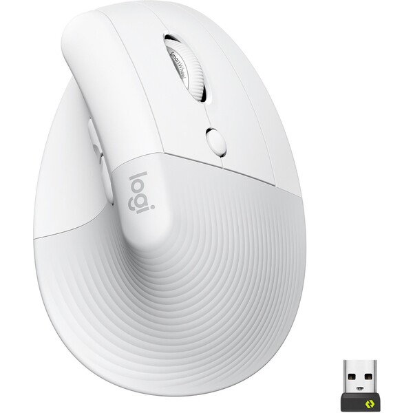 Logitech LIFT Right Vertical Ergonomic Mouse 910-006475 Bílá