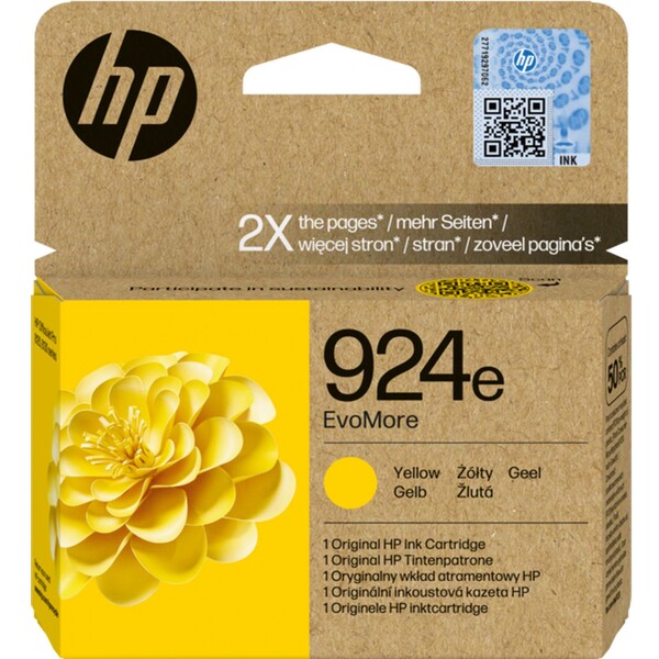 HP 4K0U9NE č. 924e Žlutá