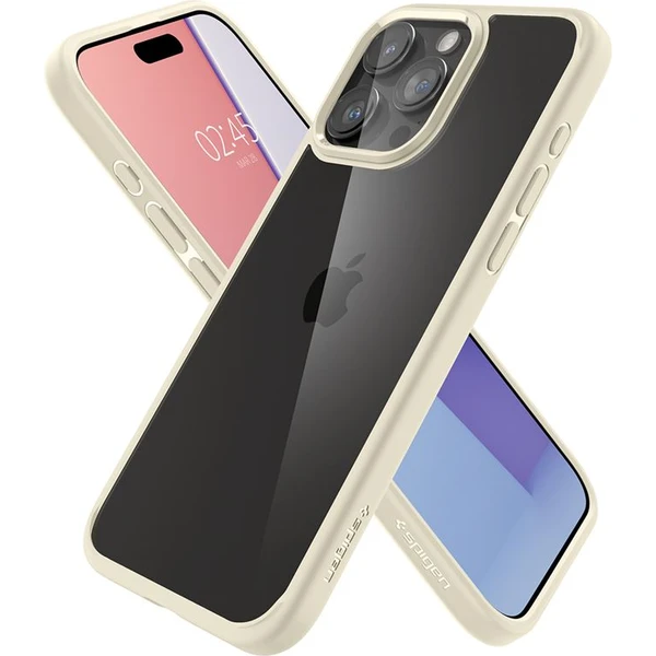 Spigen Ultra Hybrid kryt iPhone 15 Pro béžový - Pouzdra - Obrázek E409000601