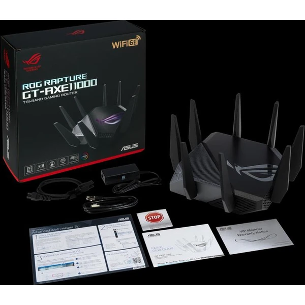 ASUS GT-AXE11000 Wi-Fi 6E herní router černý - Routery - Obrázek E476000701