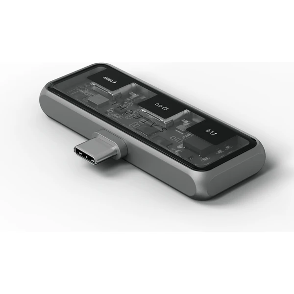 Satechi Mobile XR Hub s duálním USB-C a audio portem vesmírně šedý - USB huby - Obrázek E4BF000O01