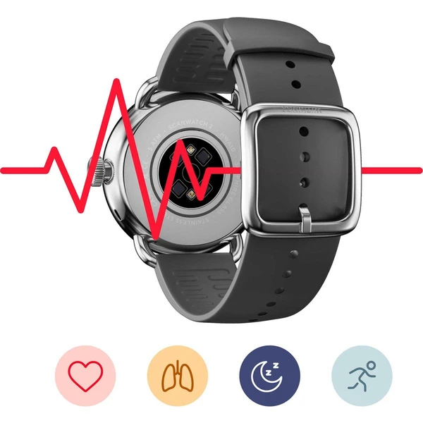 Withings ScanWatch 2 38mm černé - Chytré hodinky - Obrázek E4E7000701