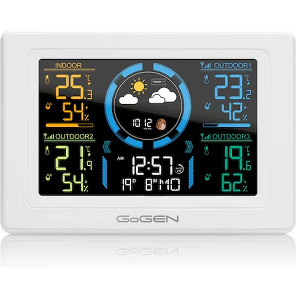 GoGEN ME3397 Meteostanice bílá - Meteostanice - Obrázek E4IB000L01