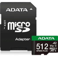 ADATA Speed Plus microSDXC 512GB + SD adaptér - Paměťové karty