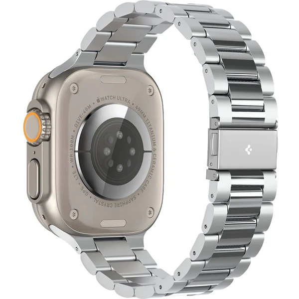 Spigen Modern Fit 316L řemínek Apple Watch 49/45/44/42mm stříbrný - Řemínky - Obrázek E5D5000L01