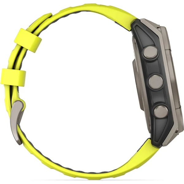 Garmin Fenix 8 Solar 47mm šedé s žluto-grafitovým páskem - Chytré hodinky - Obrázek E5JD000P01