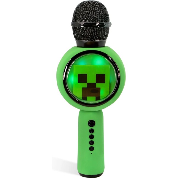 Bezdrátový dětský mikrofon OTL PopSing LED Minecraft