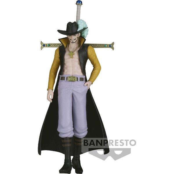 Figurka Banpresto Prize One Piece - Dracule Mihawk The Shukko 20 cm Vícebarevná