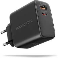 AXAGON ACU-PQ45 nabíječka do sítě 2x port 45W černá - Nabíječky