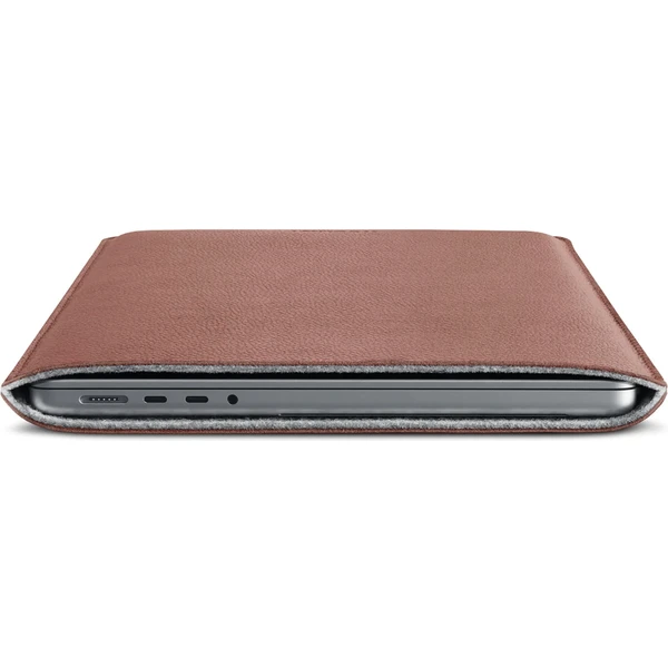 Woolnut kožené Sleeve pouzdro pro 14" MacBook Pro hnědé - Pouzdra - Obrázek E5SR100501
