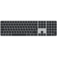 Apple Magic Keyboard s Touch ID a numerickou klávesnicí černá - ukrajinská - Klávesnice