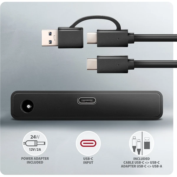 AXAGON ADSA-FPX USB-C Redukce - Externí boxy - Obrázek E64D000L01