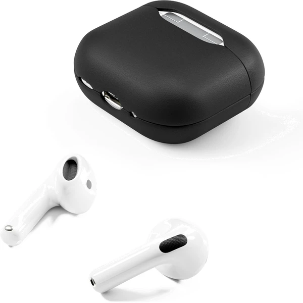 Epico kožený kryt pro Apple Airpods 4 černý - Pouzdra - Obrázek E6C9000K01