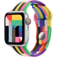 Apple Watch 41/40/38mm Pride Edition sportovní řemínek S/M - Řemínky
