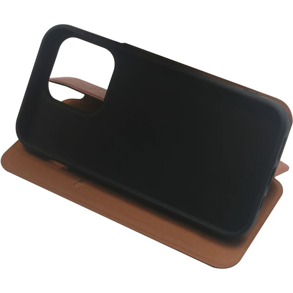 RhinoTech flipové pouzdro Eco Case pro Apple iPhone 14 Pro hnědé - Pouzdra - Obrázek E6X7000701