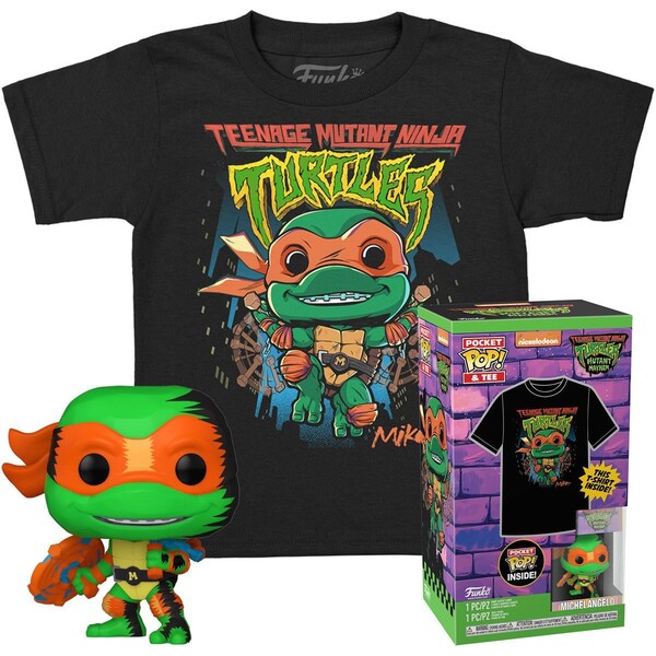 Funko Pocket POP! & Tee: TMNT- Michelangelo M