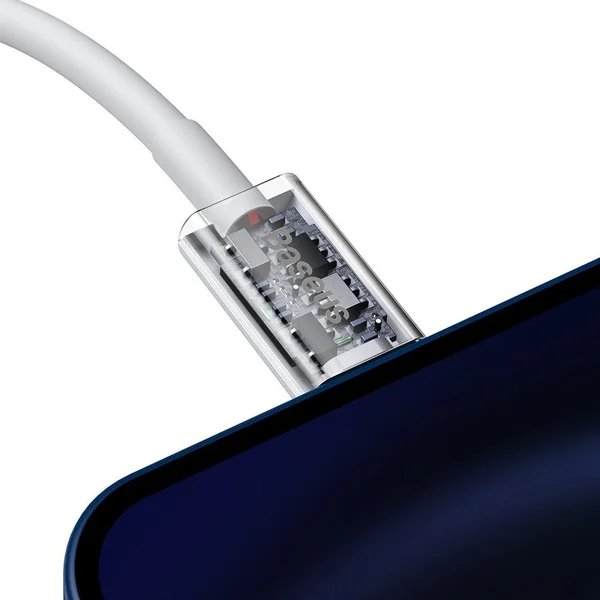 Baseus Superior USB-C/Lightning napájecí kabel 20W 1m bílý - Kabely a redukce - Obrázek E76E300401