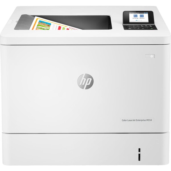 HP Color LaserJet Enterprise M554dn Bílá