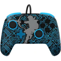 PDP Padwired Rematch drátový ovladač GITD - Zelda Sheikah (Switch) - Herní ovladače
